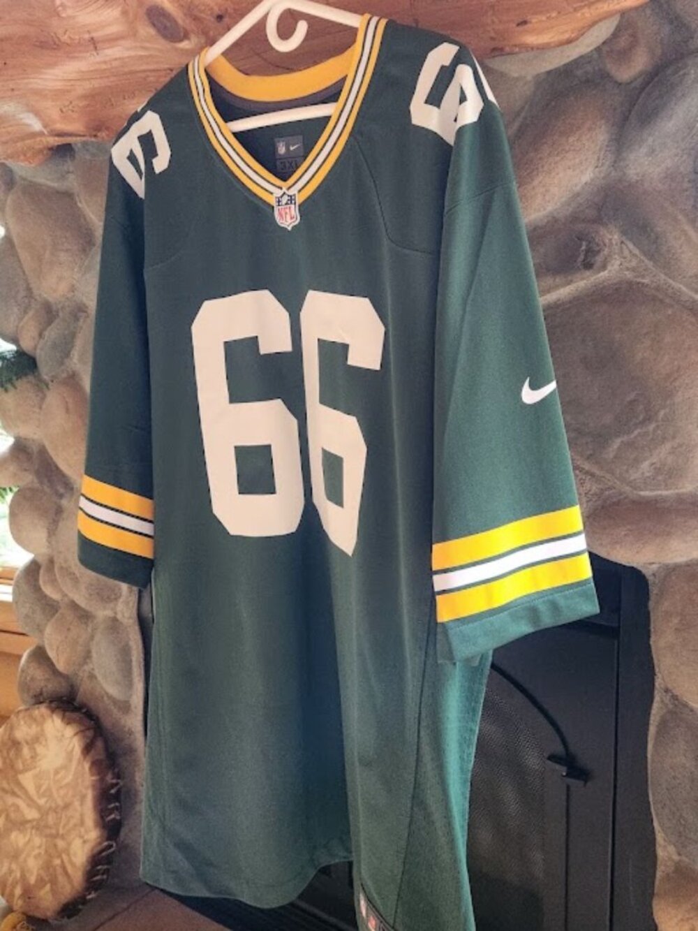 Green Bay Packers Ray Nitschke #66 Official NFL Jersey - Size 3XLT